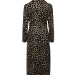 Cappotto lungo con stampa leopardo 26AL202 CAMMELLO ALISHEVA 