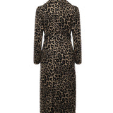 Cappotto lungo con stampa leopardo 26AL202 CAMMELLO ALISHEVA 