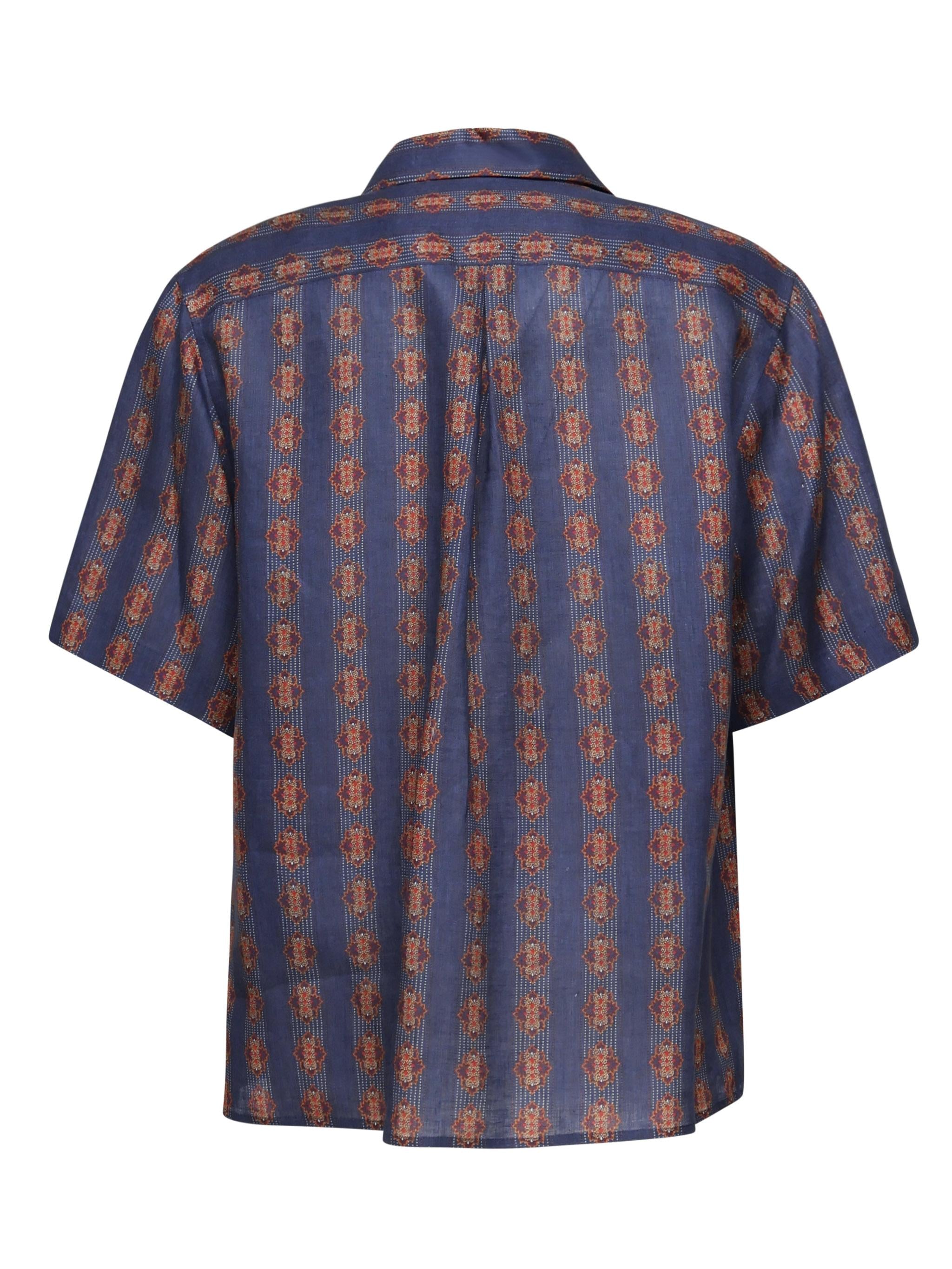 Camicia da bowling stampa Voyage Imaginaire 6V3AA111 AN0QR4 VALENTINO GARAVANI 