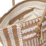 Borsa Shopping Stefanie 73BS8ZL01 STEFANIECUOIO/BIANCO V° 73 