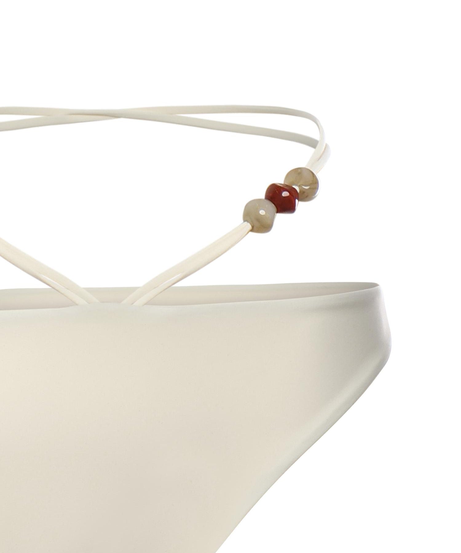Slip bikini con cinturini e perline 618426  MAGDA BUTRYM 