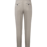 Pantaloni sartoriali in lino RICCARDO CC REGULAR LLAPNATURALE BEABLE 