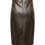 Claudia leather skirt 25FWNGN-0009 VINTAGE NINEMINUTES 