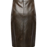 Claudia leather skirt 25FWNGN-0009 VINTAGE NINEMINUTES 