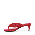 Mule infradito con tacco in velluto AA3S2003A014 426 ALAIA 