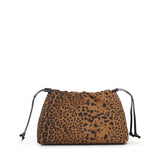 Clutch a spalla piccola in suede con stampa leopardata 105907 A32AM35Q PINKO 