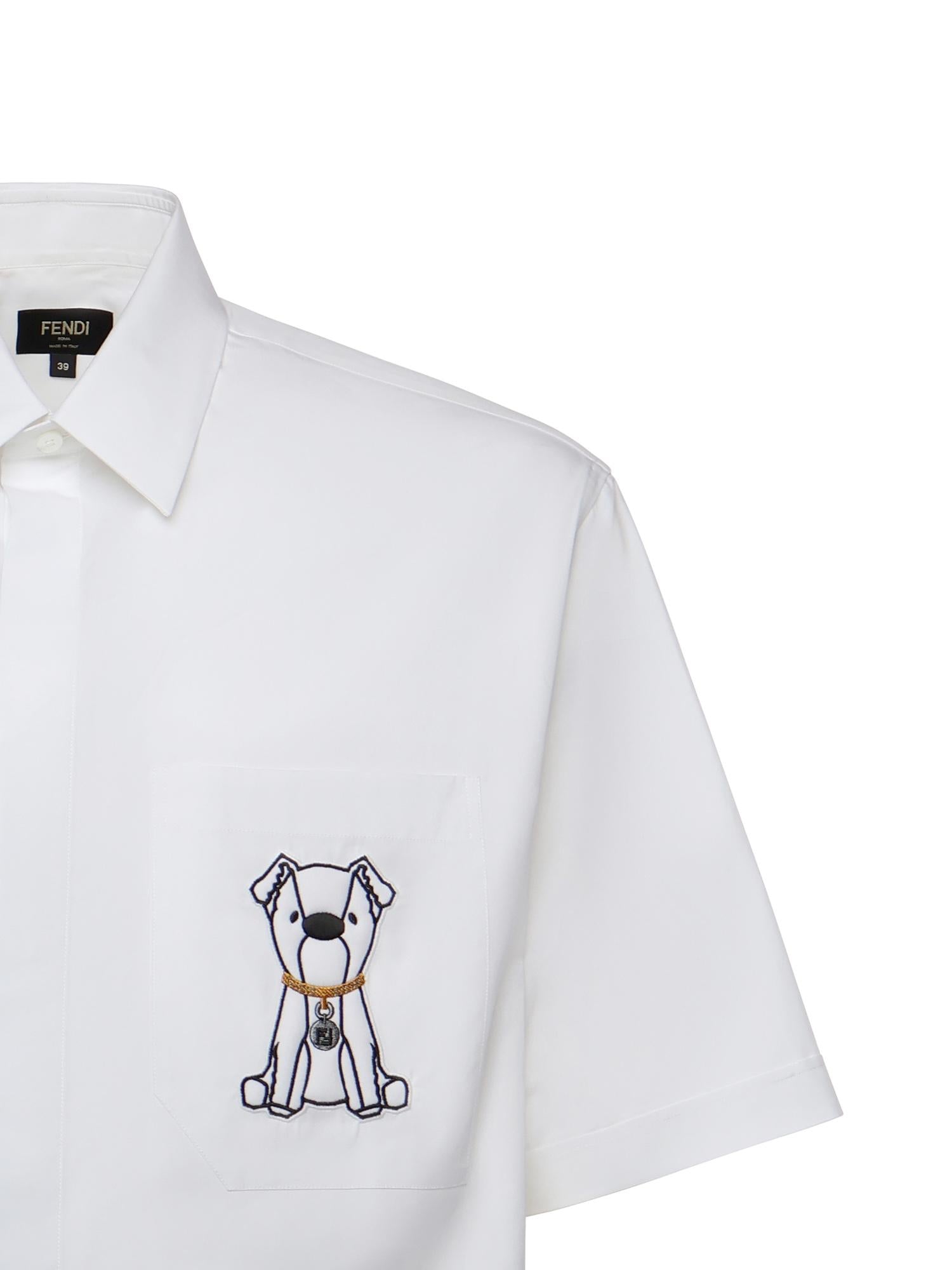 Camicia in cotone FS1340 AVZ9F0QA0 FENDI 