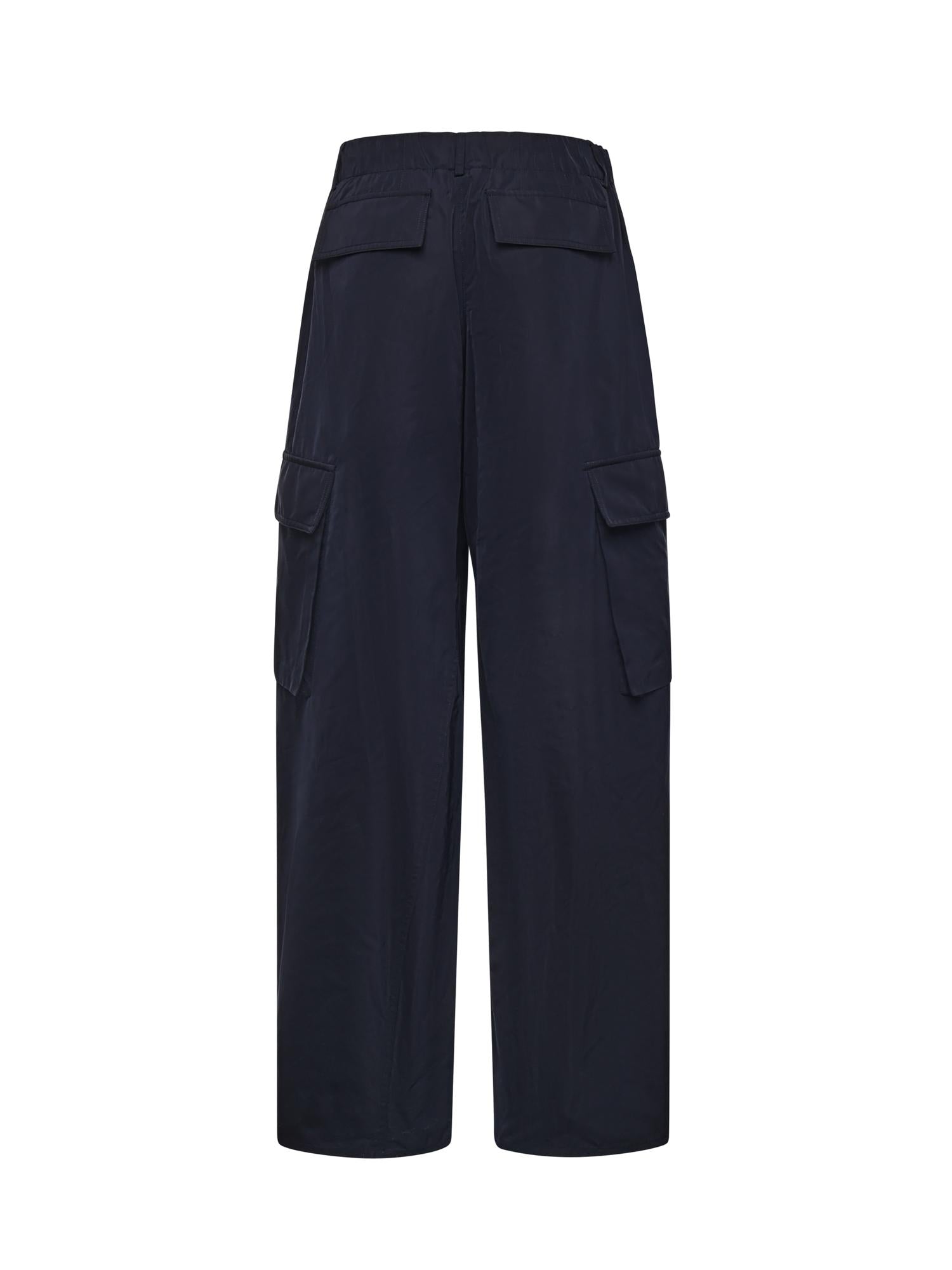 Pantaloni cargo in radzimir AA9P1297W128C A09 ALAIA 