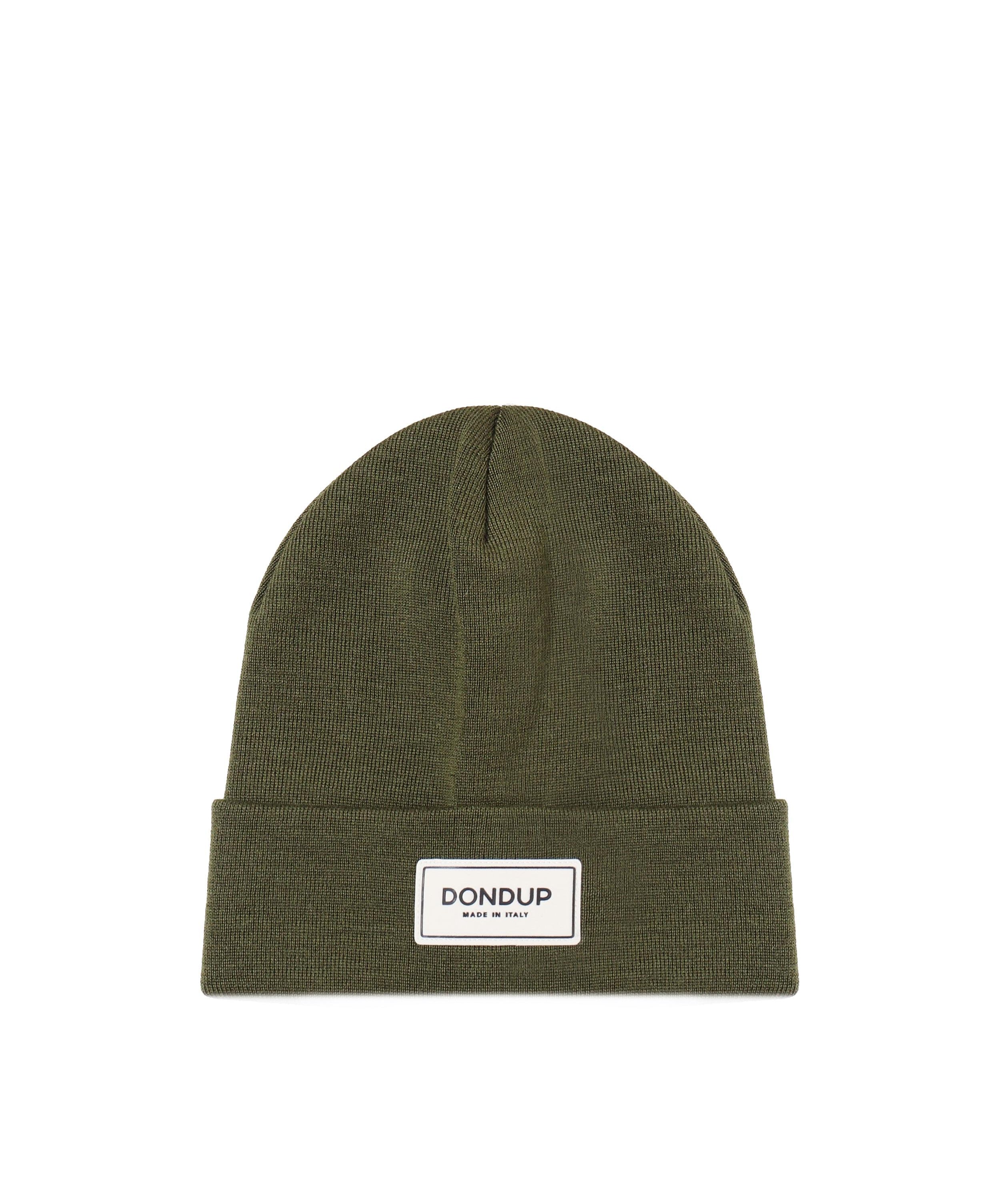 Berretto beanie con logo applicato WQ058 Y00474DXXX633 DONDUP 