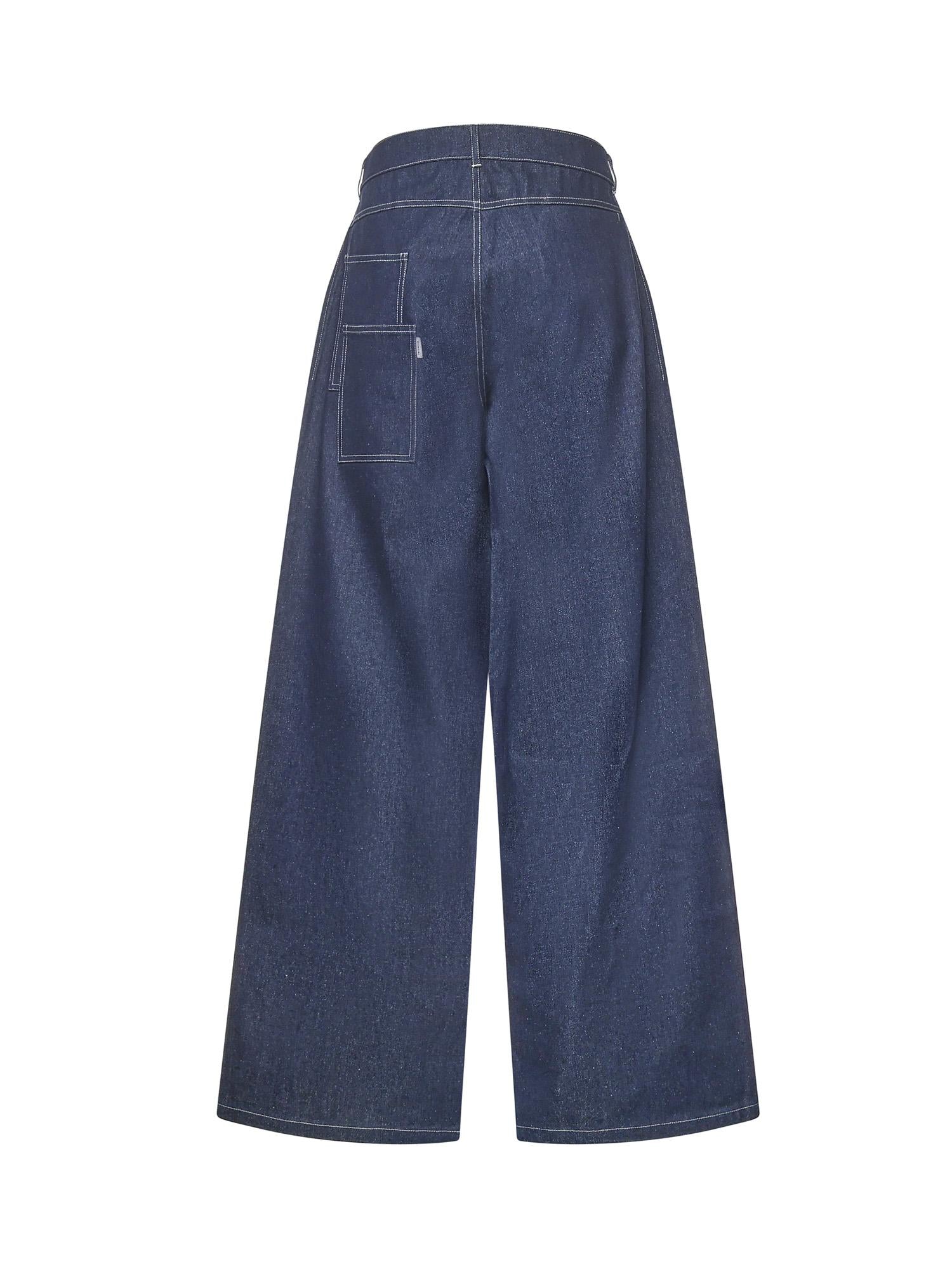 Jeans "Super loose" in denim PJ001003 BLU BONSAI 
