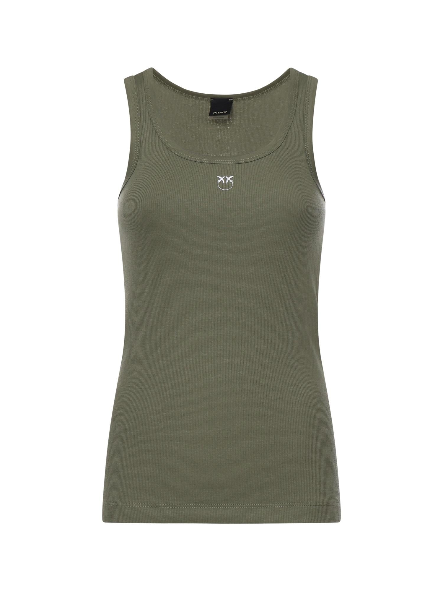 Canotta con logo Love Birds 100807 A338U84 PINKO 