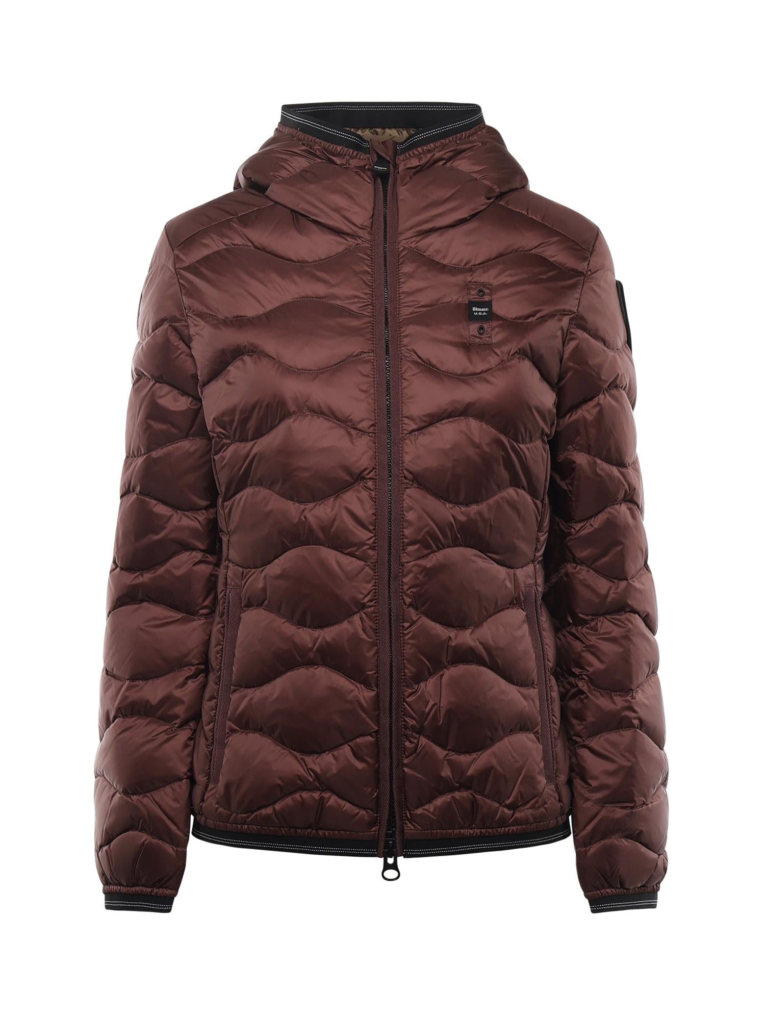 Piumino ad onde Camelia 25WBLDC03095 00604750ALT BLAUER 