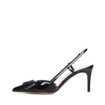 Décolleté slingback VLogo Signature in vernice 7W2S0R01 TMK0NO VALENTINO GARAVANI 