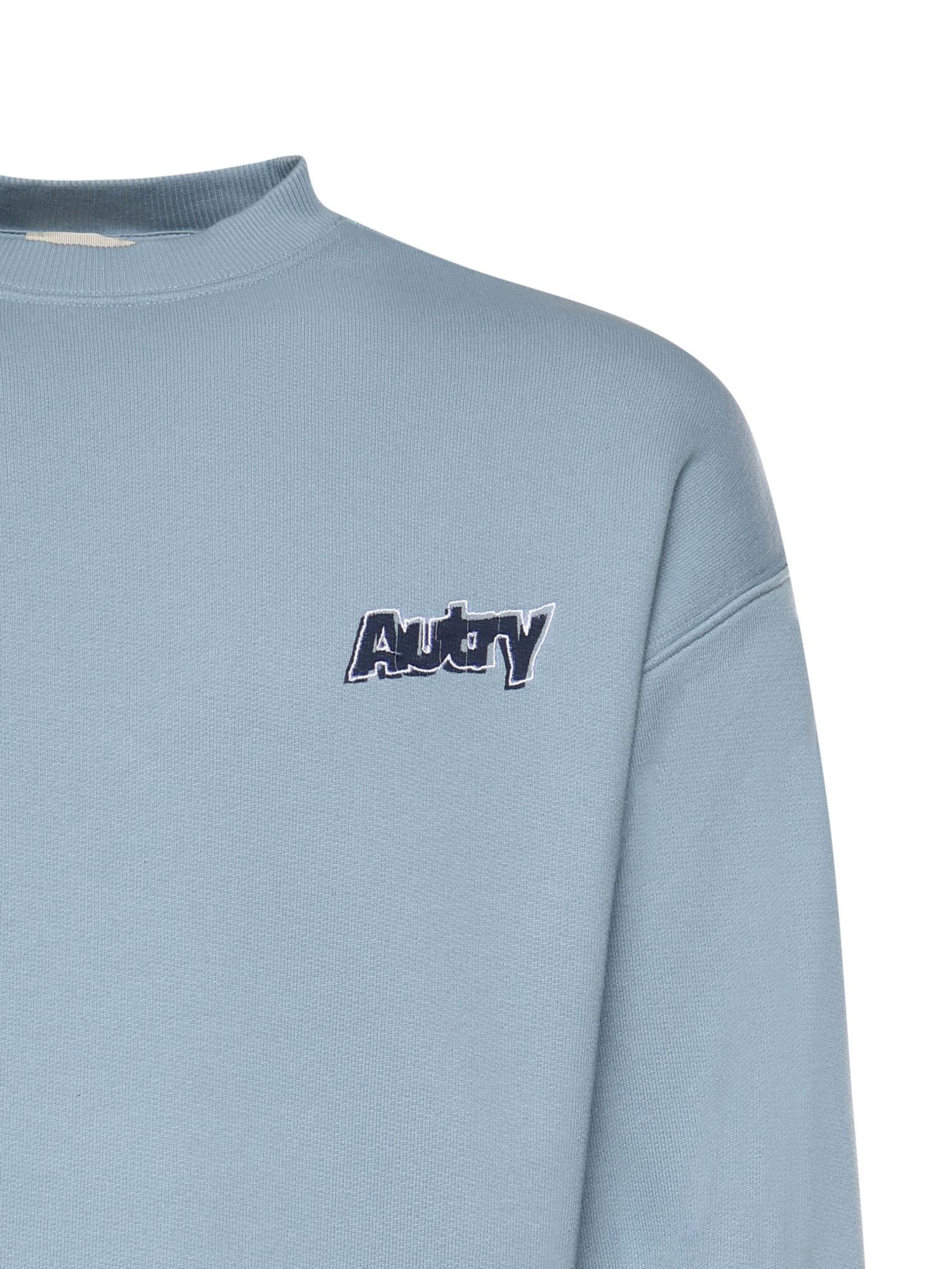 Felpa in cotone con doppio logo SWPX 035C AUTRY 