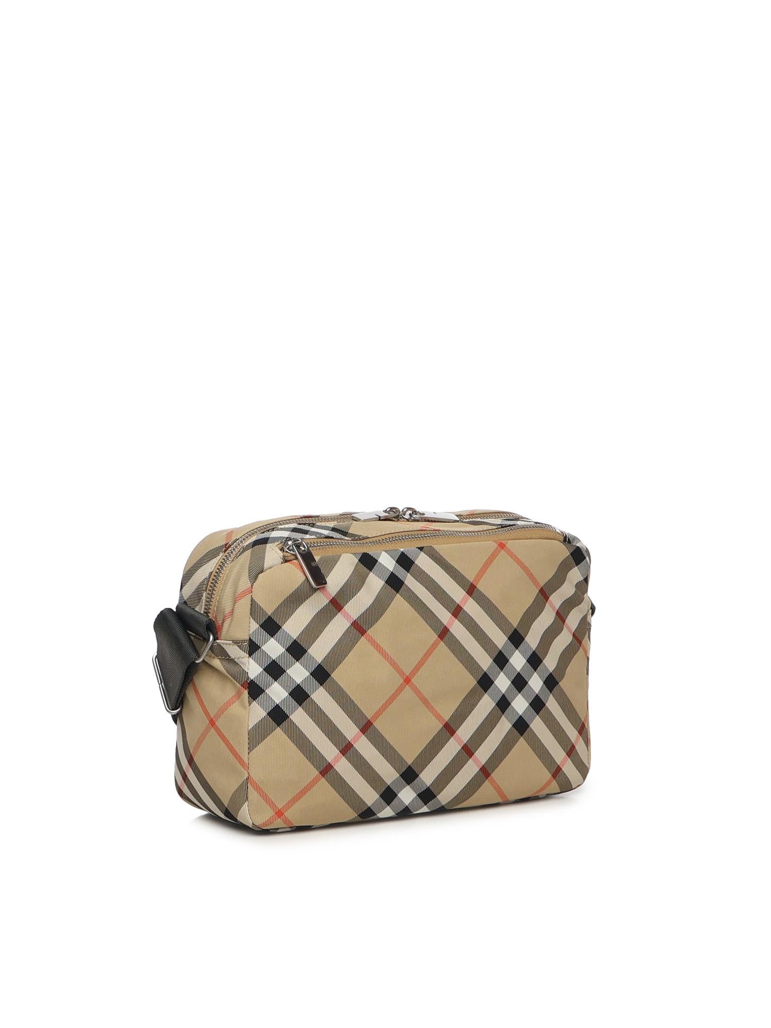 Borsa messenger con motivo Vintage Check 8091320 A2021 BURBERRY 