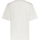 T-shirt con ricamo cuore in cotone 105665 A326Z05 PINKO 