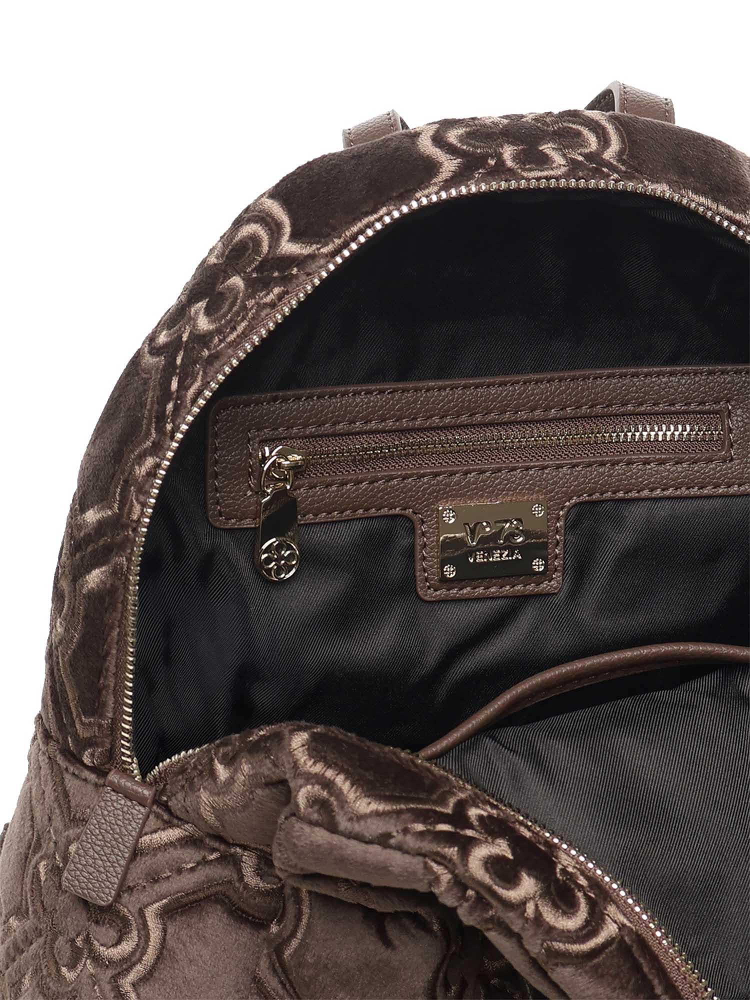 Zaino Cate con logo 73BS9BN05 CATETAUPE/MULTICOLOR V° 73 