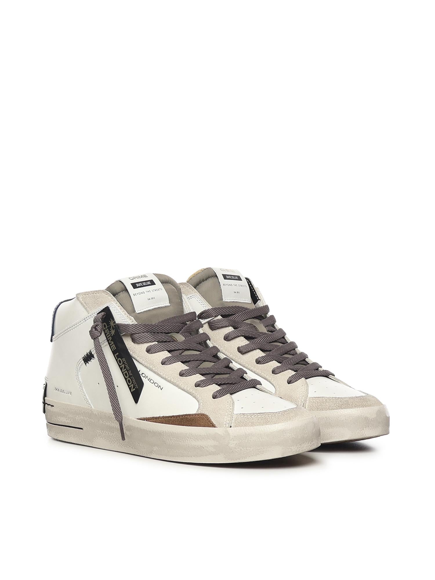 Sneakers Sk8 Deluxe Mid 11151AA8 WHITE CRIME LONDON 