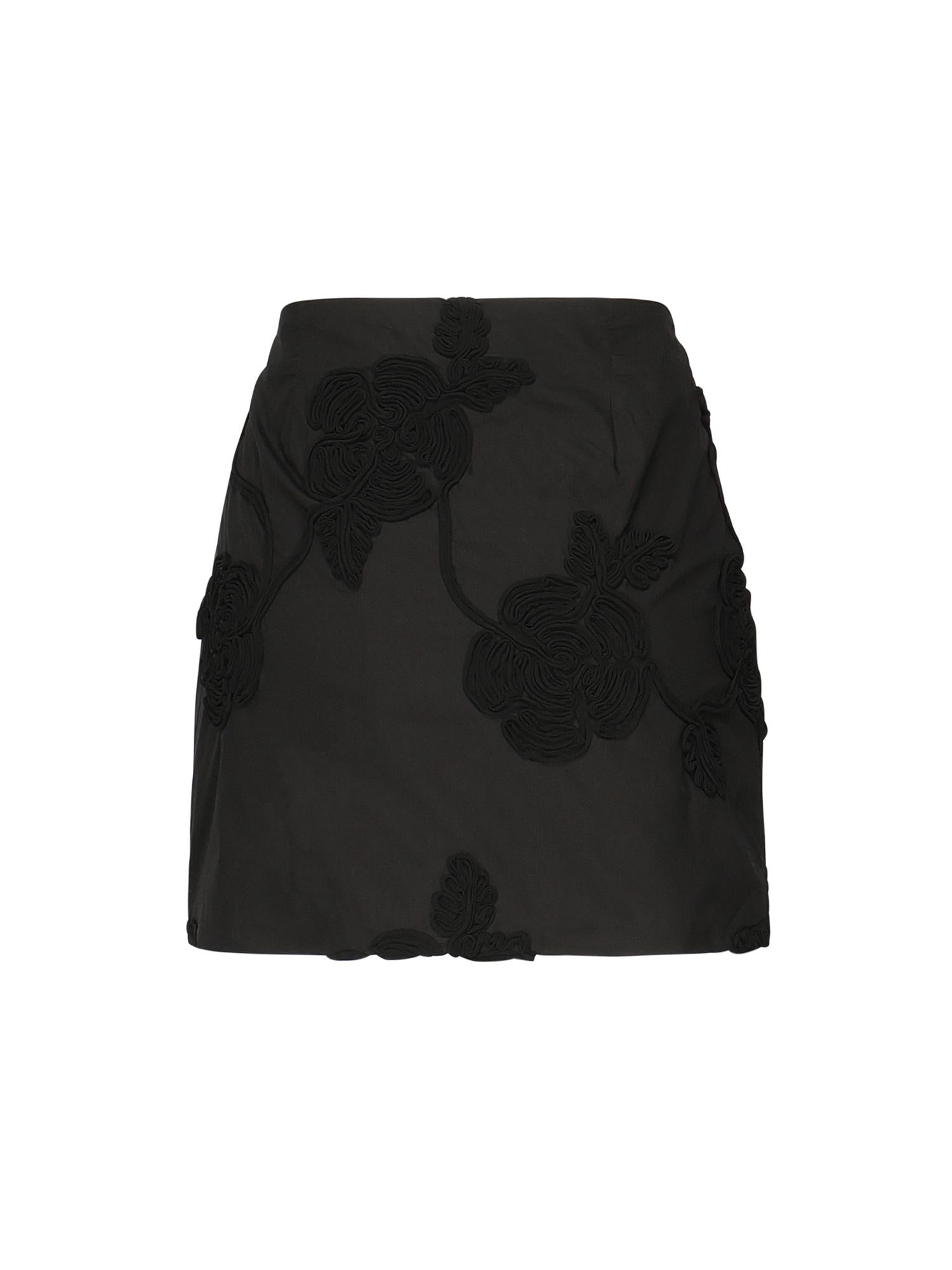 Minigonna in cotone<BR/> 114496 100 ROTATE 