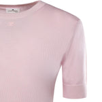 Top in lana con logo 126MT0478FI0071 5022 COURREGES 