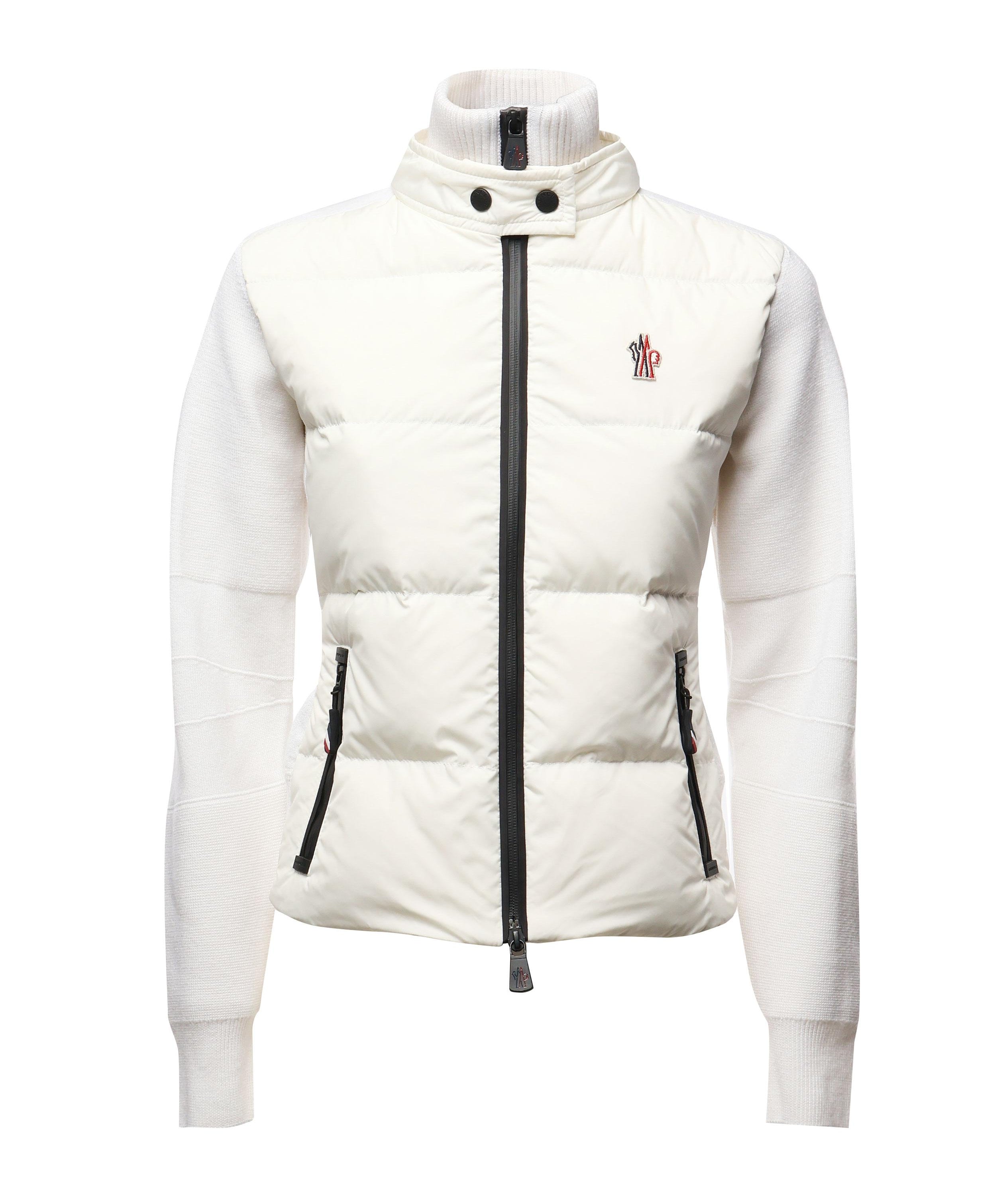 Cardigan imbottito in lana con zip J20989B00004 M1122001 MONCLER 