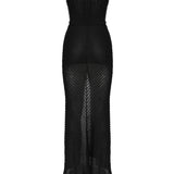 Vestito lungo Fae 255610 BLACK CHARO RUIZ 