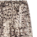 Pantaloni ampi con stampa snake 106963 A3B1CZ9 PINKO 