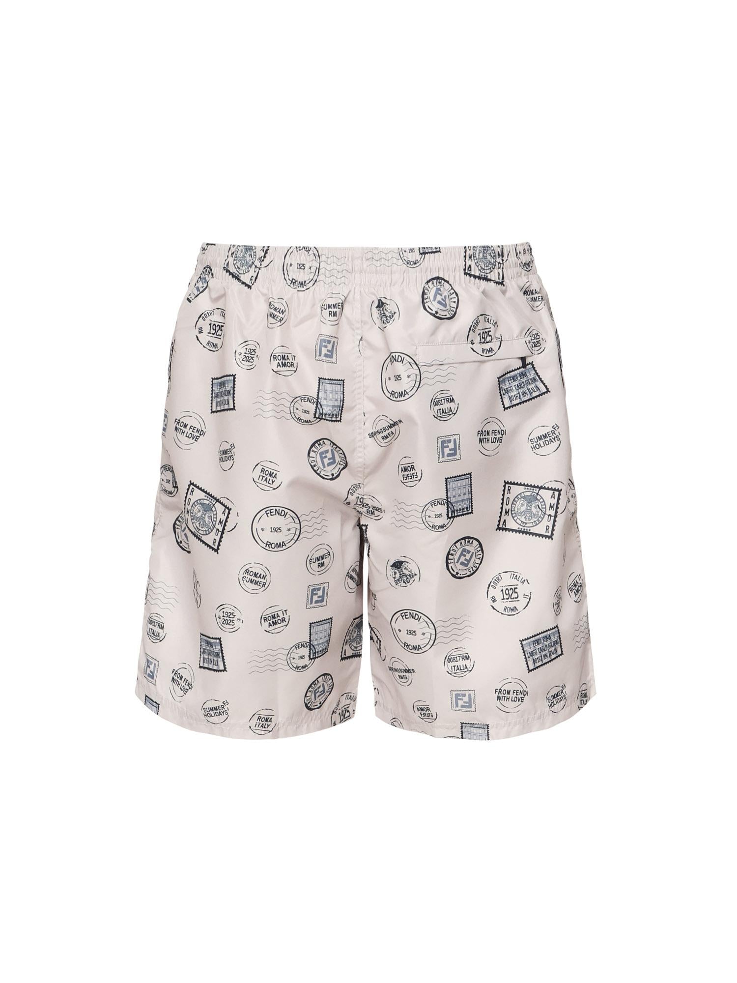 Boxer mare in nylon stampato FXB134 AV64F0YPK FENDI 