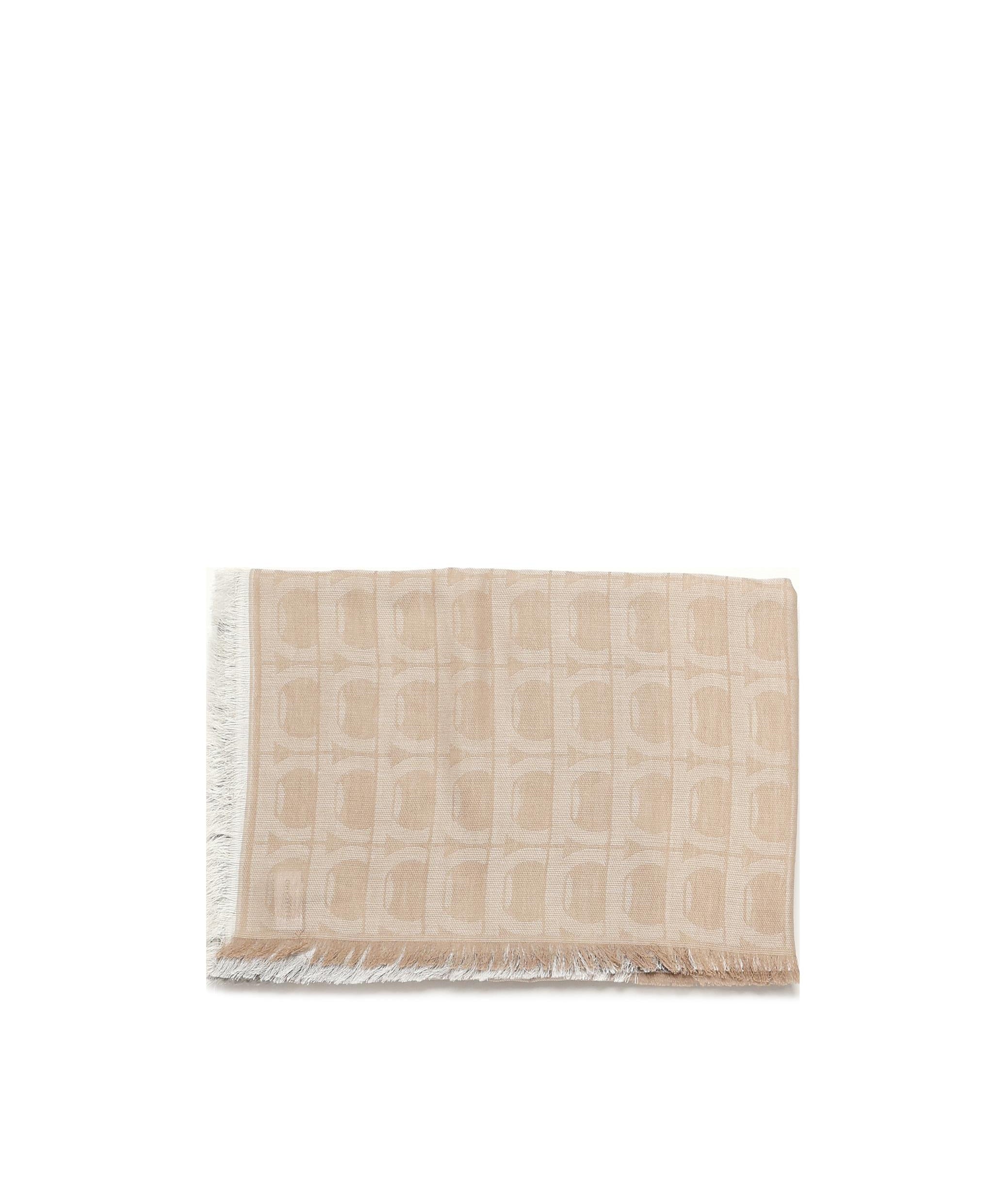 Stola jacquard Gancini Monogram 520142 785241002 FERRAGAMO 