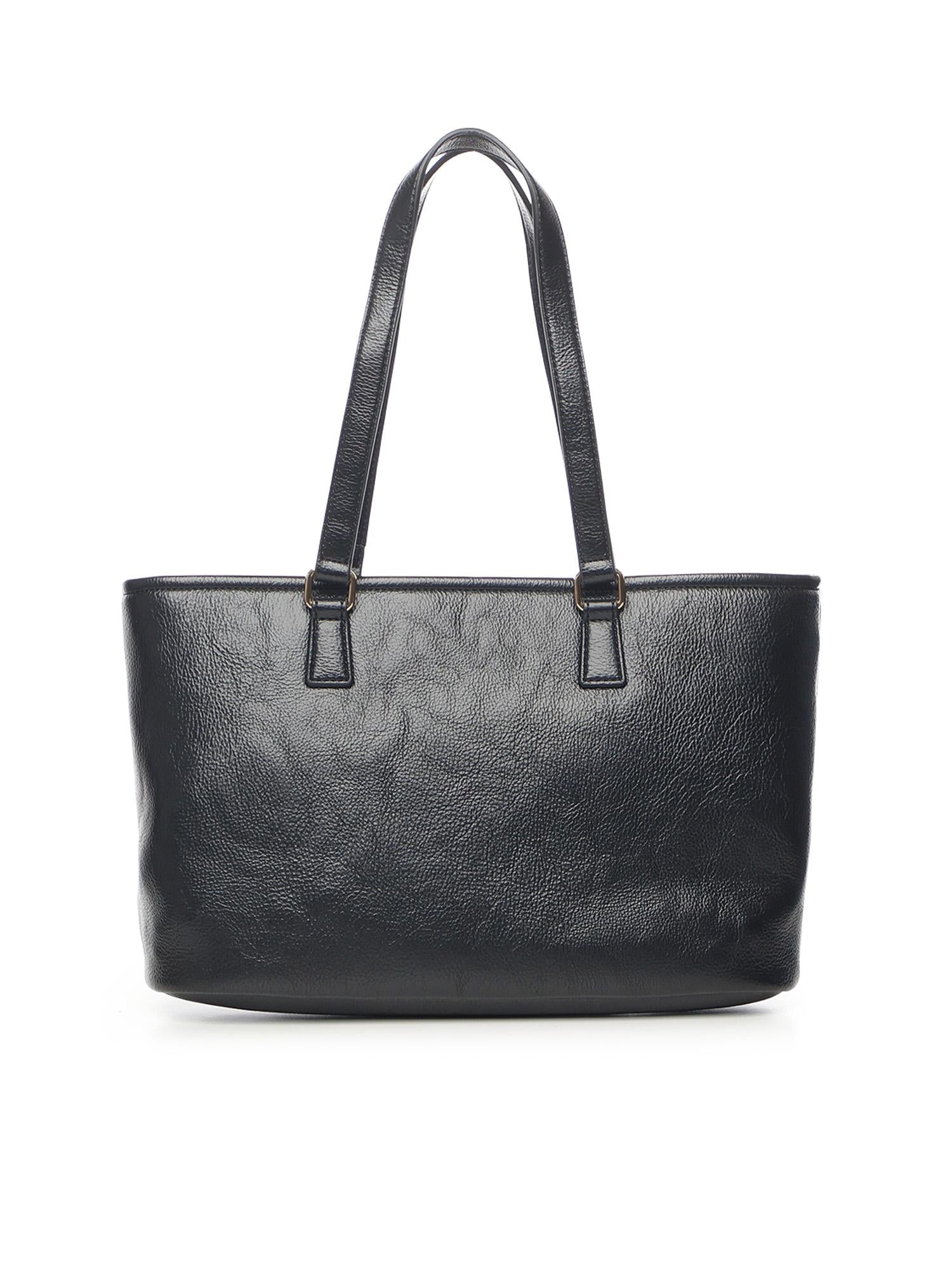 Shopper con placca logata JC4087PP1NLI0 000 LOVE MOSCHINO 