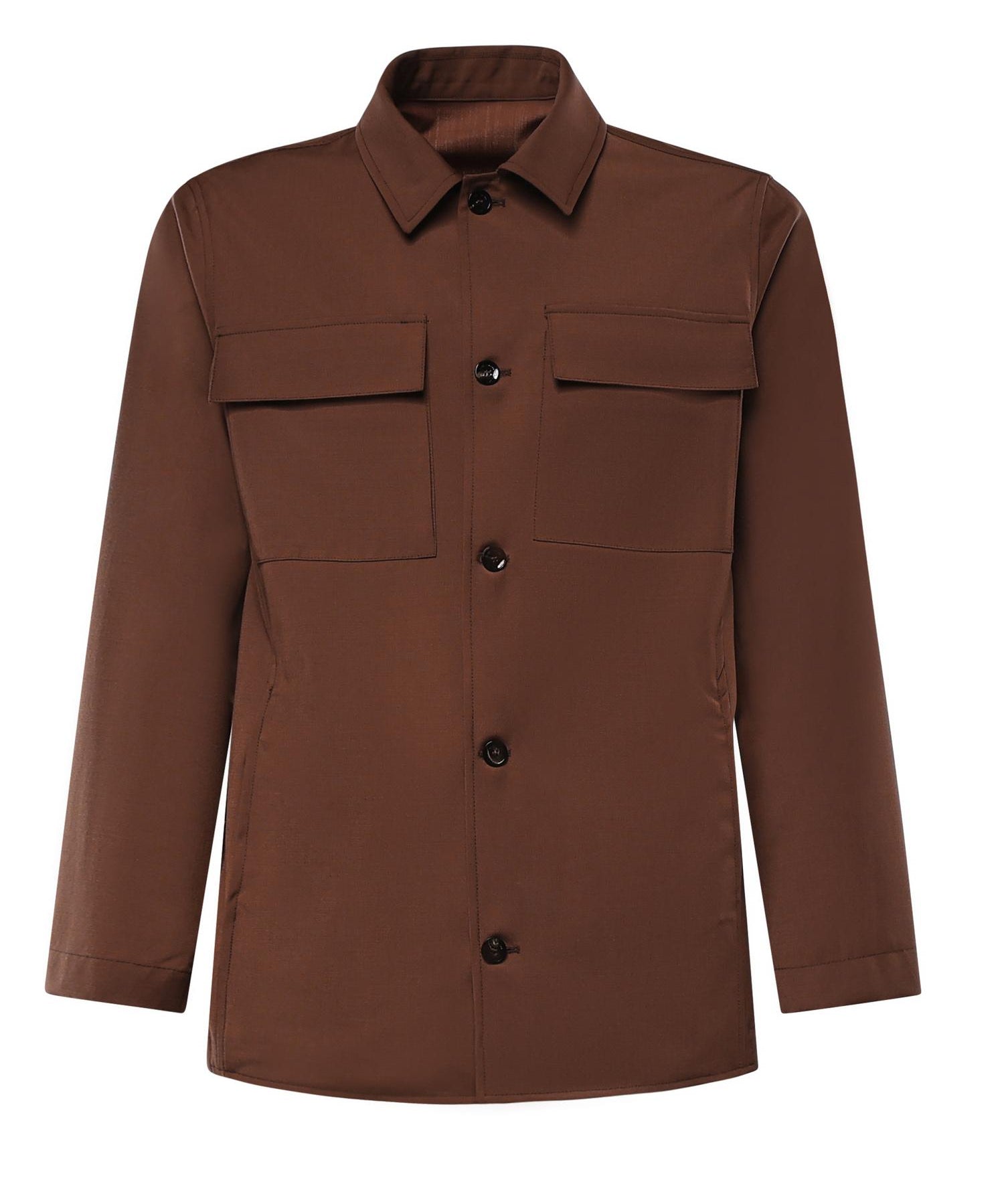 Overshirt James in misto lana MCJAM3687S26 337 MICHAEL COAL 