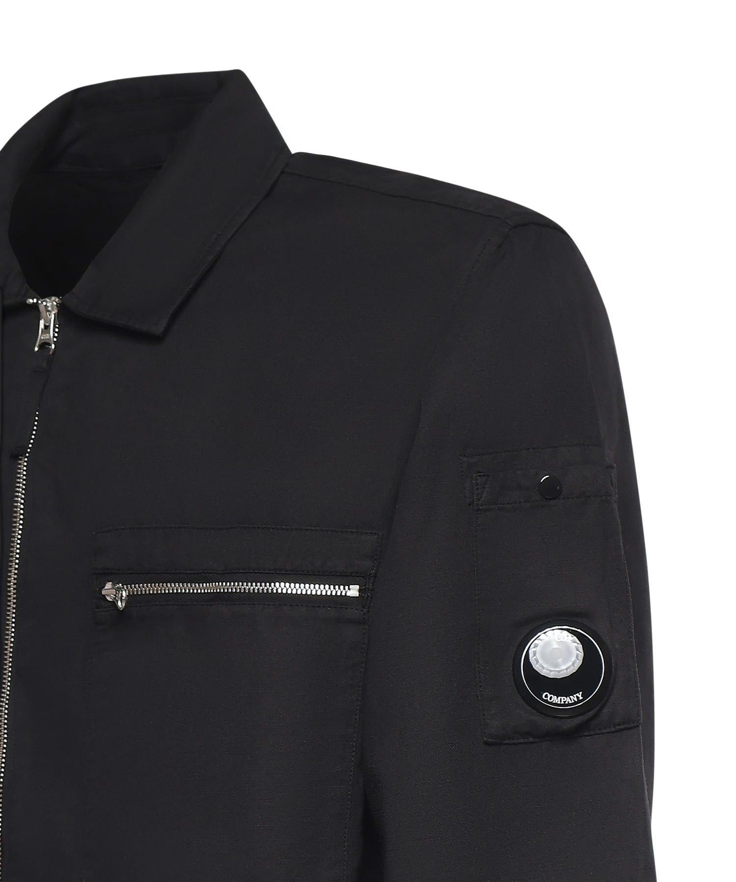 Overshirt in cotone e lino 20CMOS226A 110626G999 C.P. COMPANY 