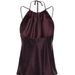 Top in satin 106621 A1Y5R57 PINKO 