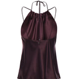 Top in satin 106621 A1Y5R57 PINKO 