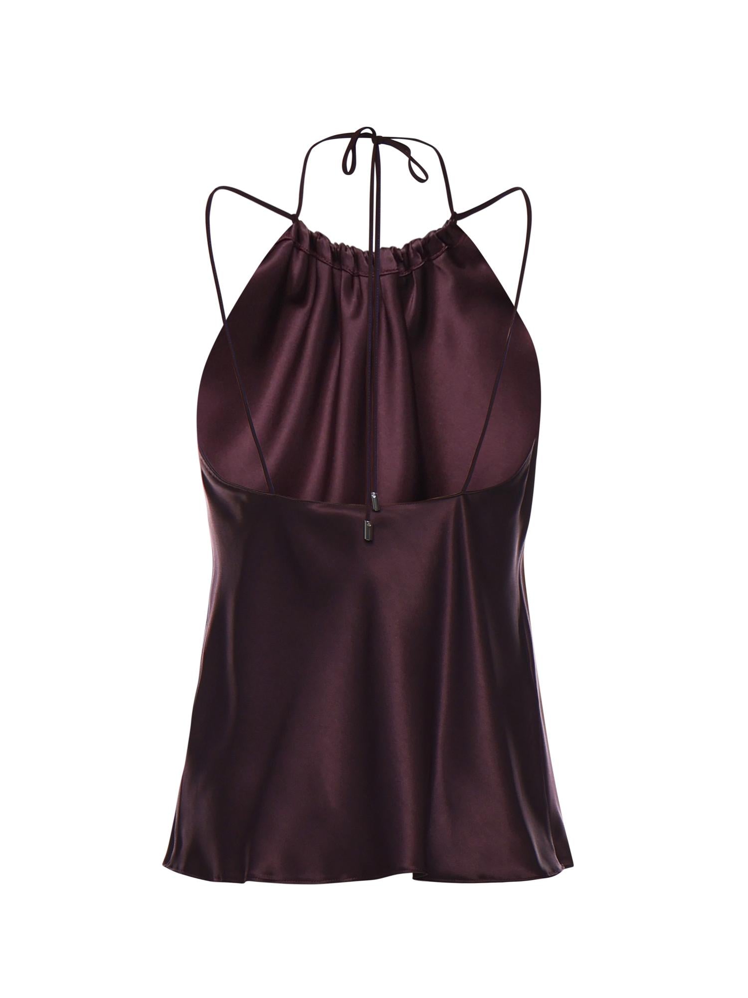 Top in satin 106621 A1Y5R57 PINKO 