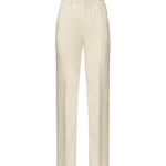 Pantaloni Reina in twill di viscosa e lino<BR/> DP789 IF0041DXXX004 DONDUP 