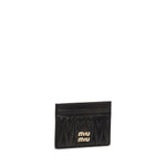 Portacarte in nappa matelassé 5MC076 AF6QF0201 MIU MIU 