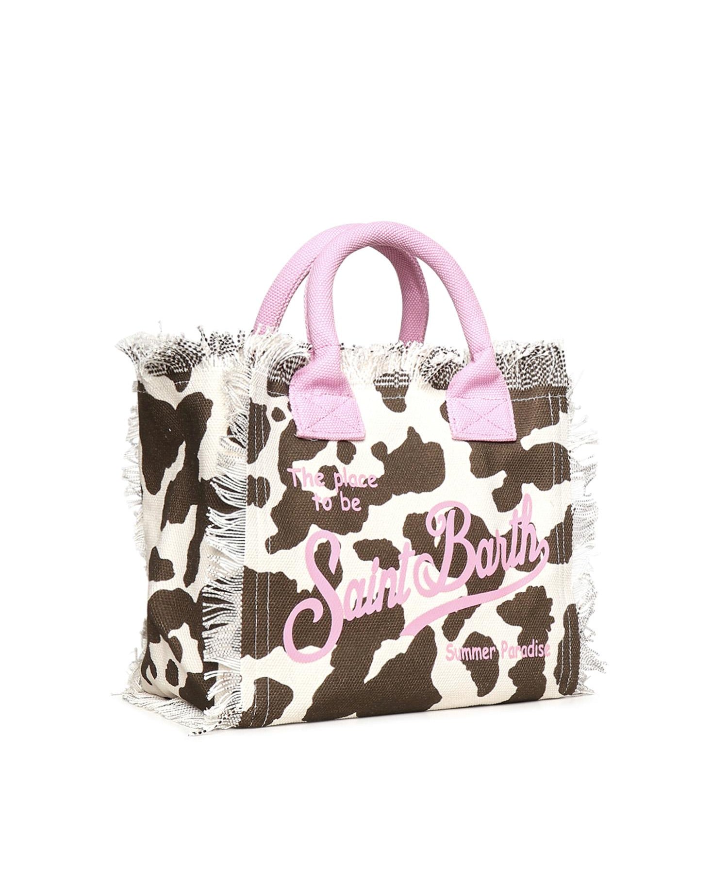 Borsa Colette in canvas di cotone con stampa COL0001 00327L MC2 SAINT BARTH 
