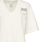 T-shirt Suez in cotone 104606 A2D0Z05 PINKO 