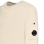 Maglione in cotone crepe con logo 20CMKN105A 006323O114 C.P. COMPANY 