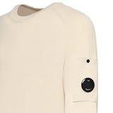 Maglione in cotone crepe con logo 20CMKN105A 006323O114 C.P. COMPANY 