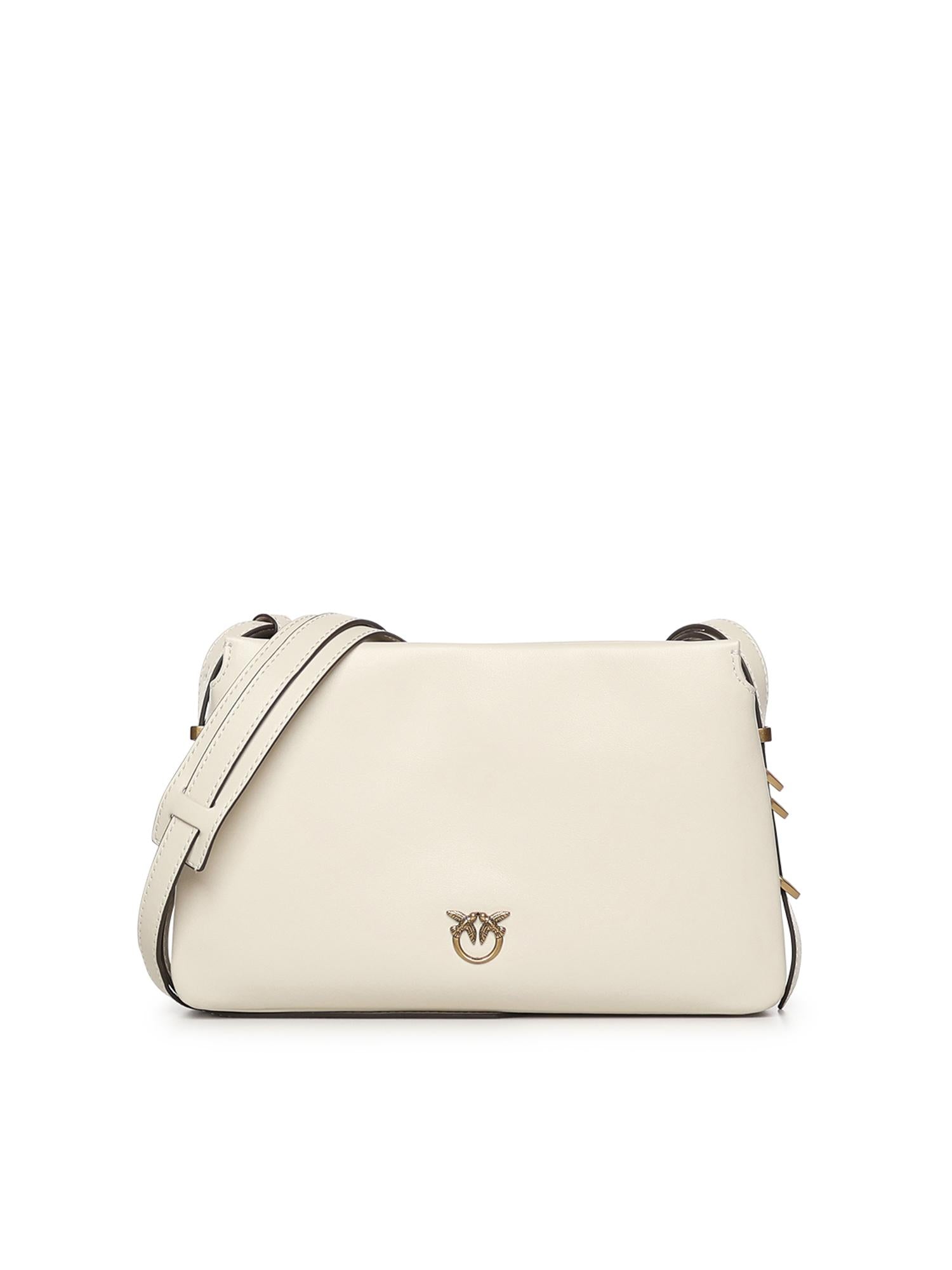 Borsa a tracolla Mini One, Two, Three Bag in pelle 105883 A0QOZ14Q PINKO 