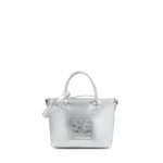 Mini bag in pelle con logo 73BP9VT02 LOLLI POPPOP SILVER V° 73 