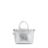 Mini bag in pelle con logo 73BP9VT02 LOLLI POPPOP SILVER V° 73 