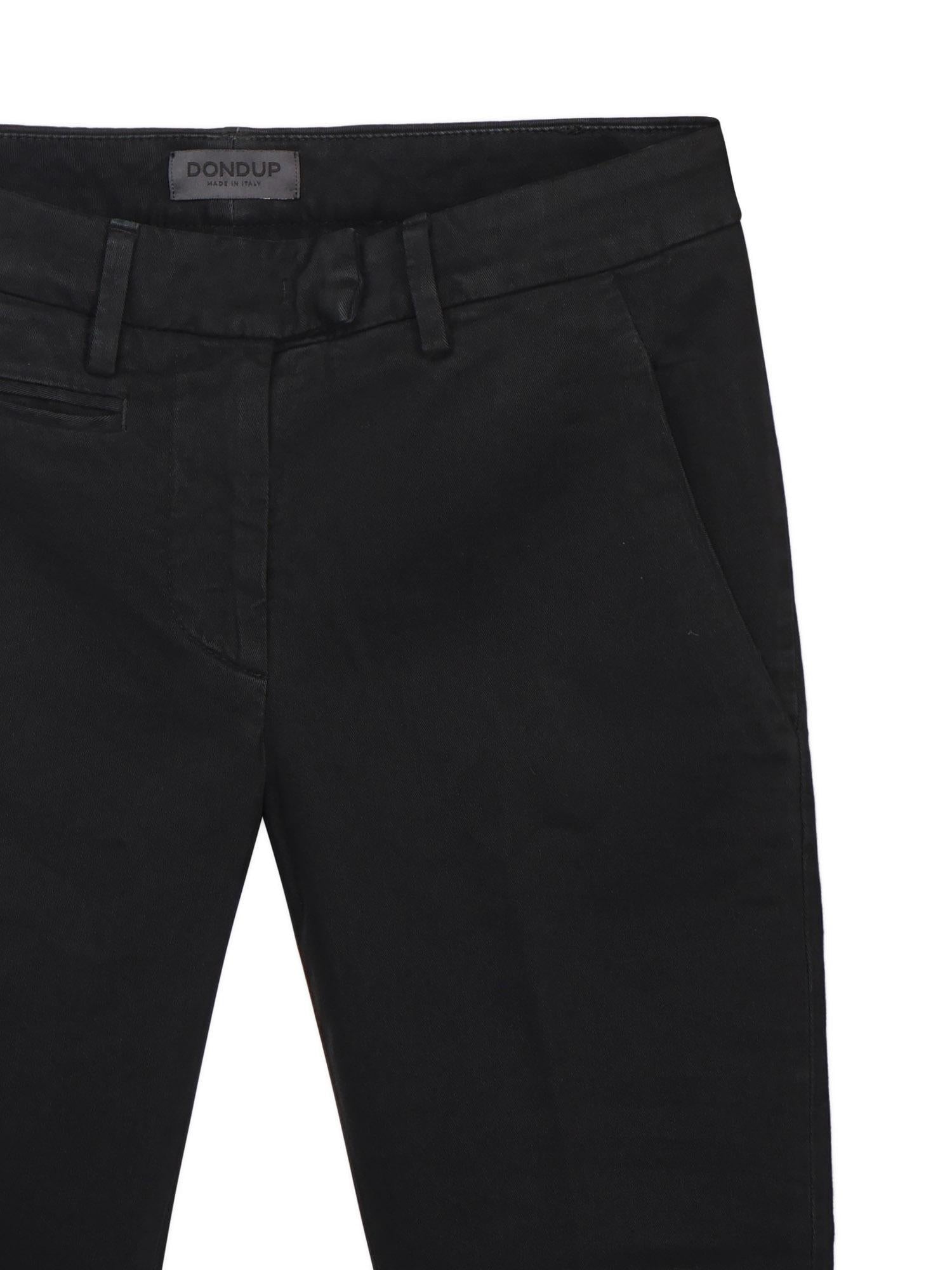 Pantalone Perfect in gabardina di cotone DP066 GSE043DPTD999 DONDUP 