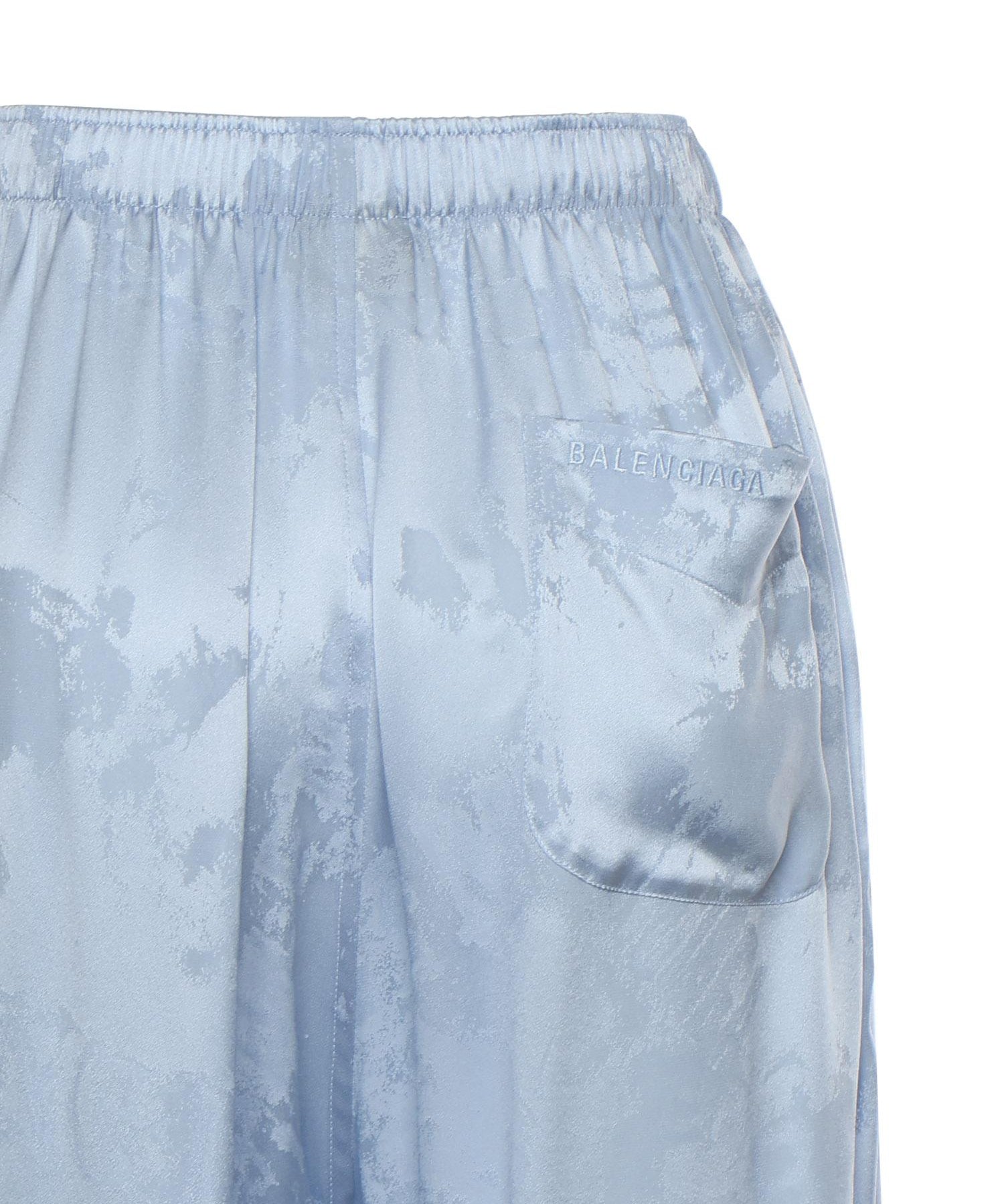 Pantaloni stile pigiama Washed Crayon Allover in seta 850696 TTN105840 BALENCIAGA 