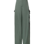 Pantaloni cargo in viscosa AA9P1388W183D 629 ALAIA 