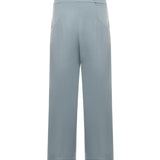 Pantaloni super loose con pinces PT016V1 BLU BONSAI 