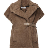Cappa in Teddy di alpaca e cashmere 2524736162600 005 MAX MARA 