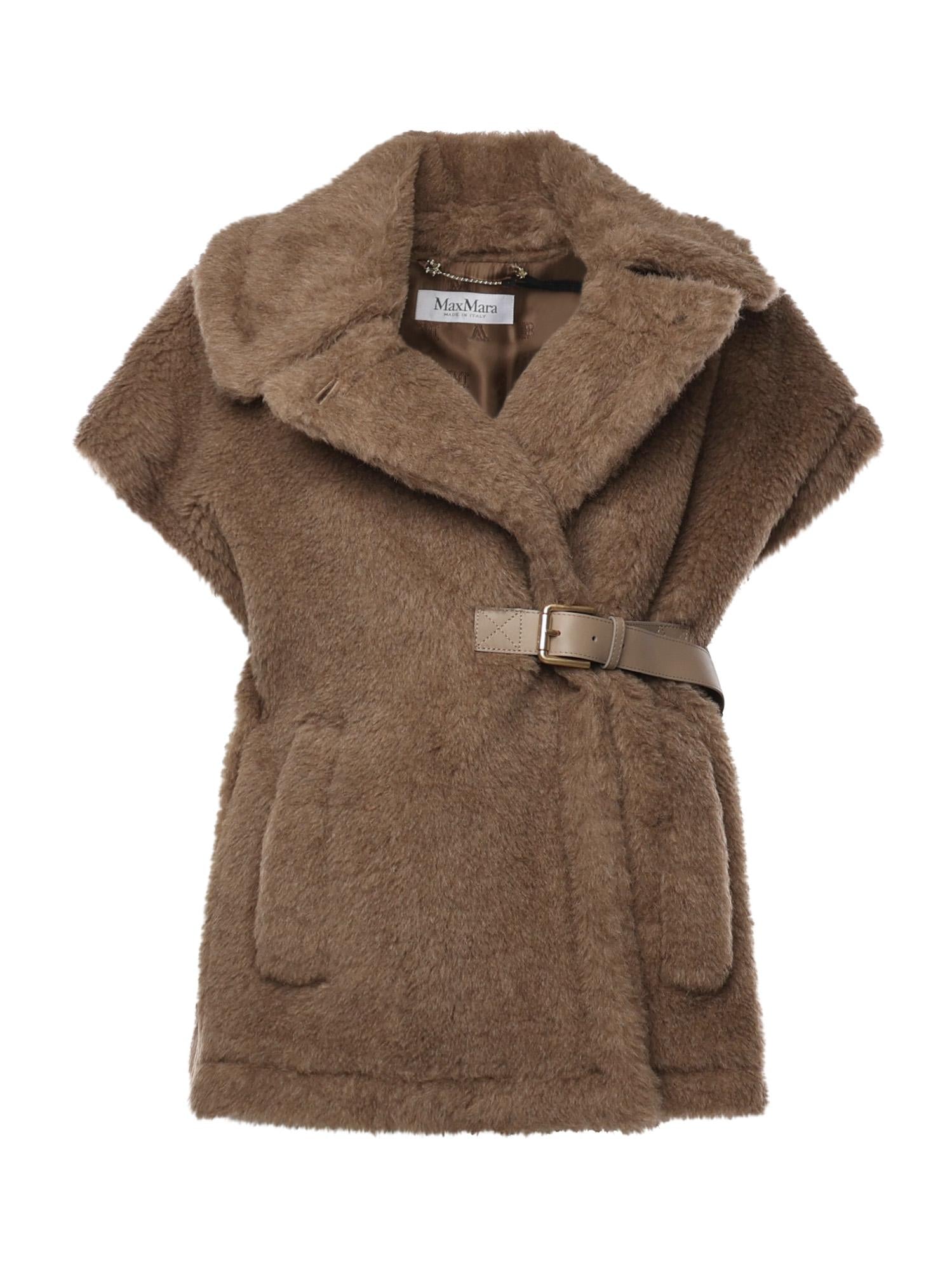 Cappa in Teddy di alpaca e cashmere 2524736162600 005 MAX MARA 